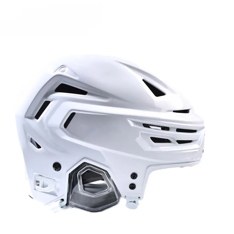Hockey, skateboard, safety protective equipment, head and steel sports ice rink, goalkeeper