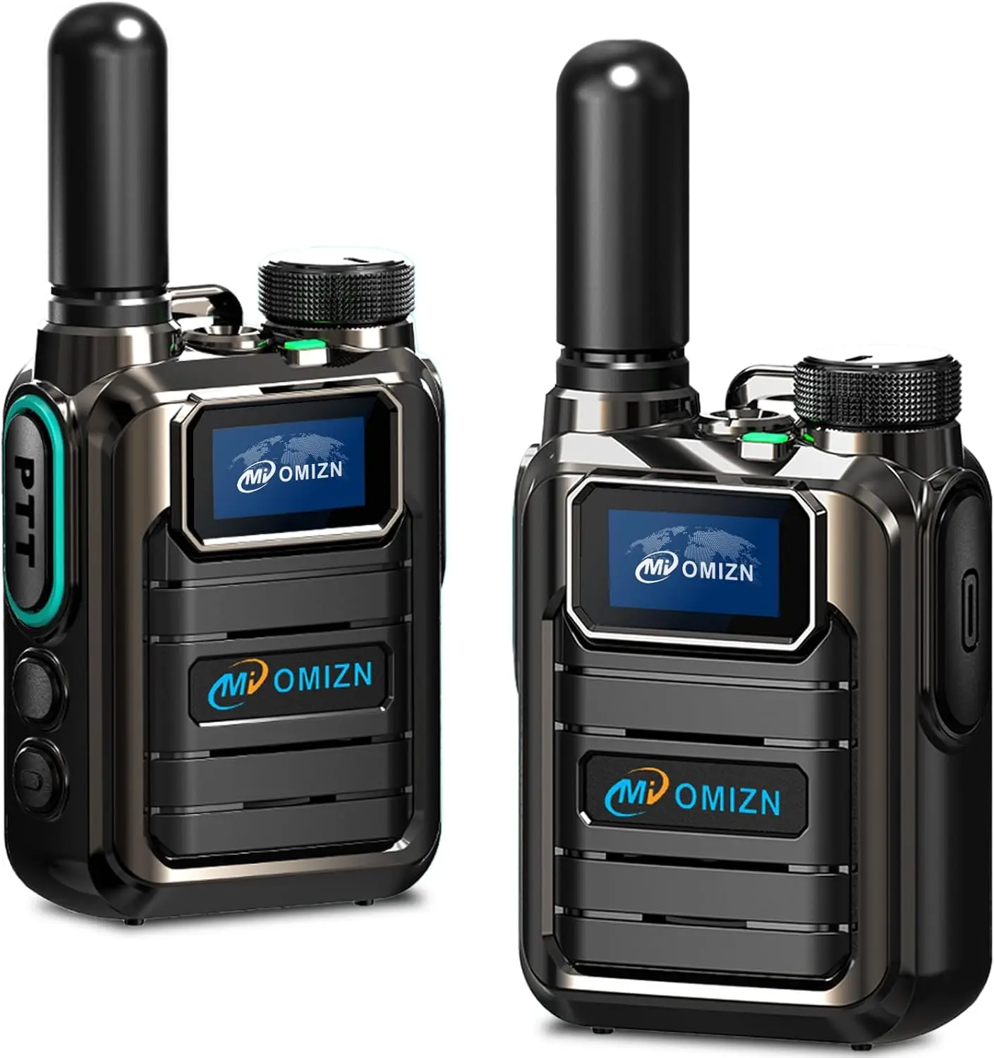 

M3 Global Walkie Talkie Unlimited Range 4G PTT Radio with Flashlight, AES256 Encrypted for Fleet Dispatch and Security