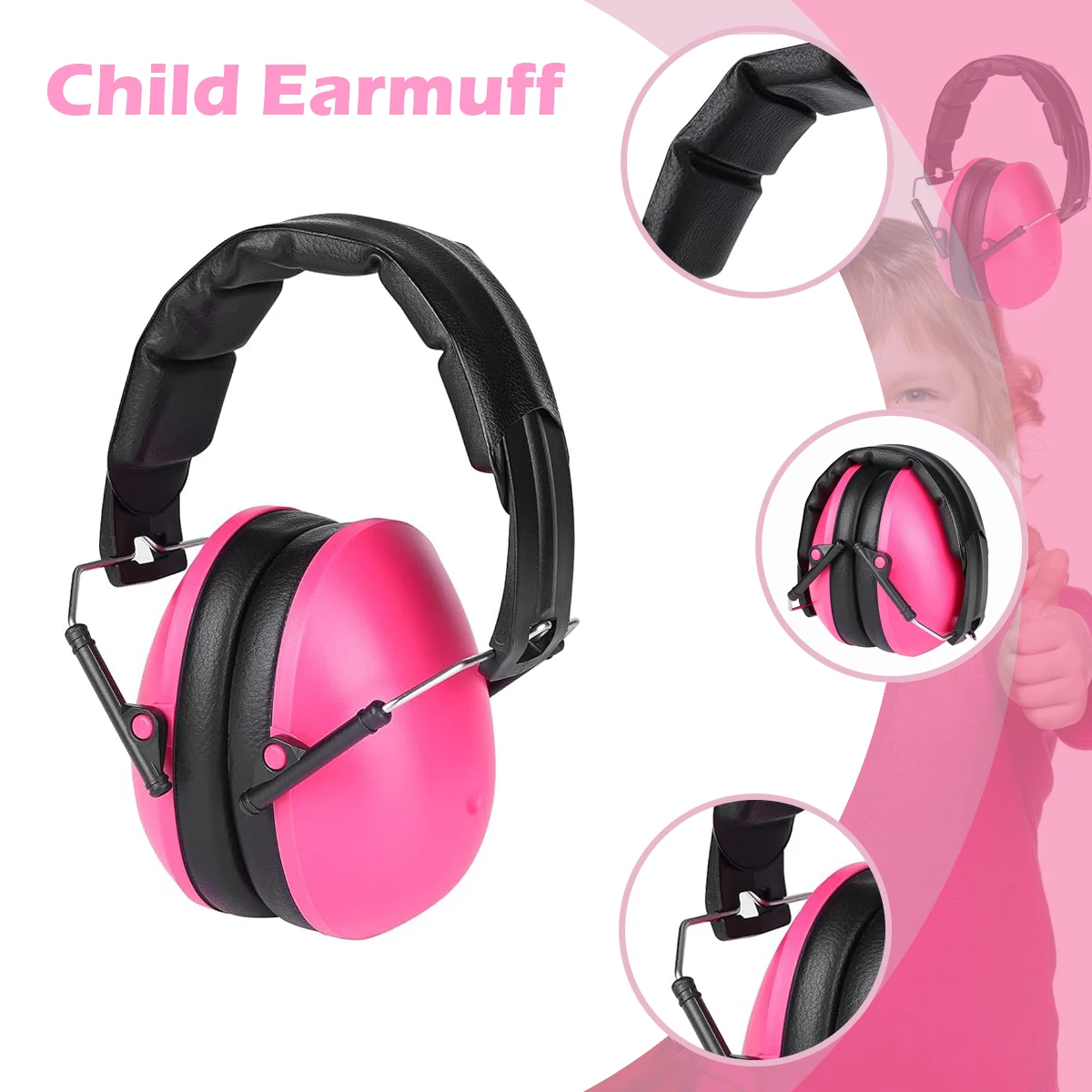 Adjustable Child Earmuff Anti Noise Soft Baby Ear Hearing Protector Children Sleep Ear Stretcher Baby Noise Reduction Headphones