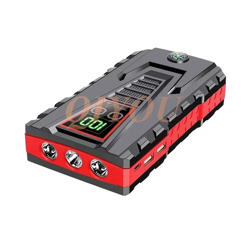 New Emergency Car Jump Starter 99800mAh 12V Diesel Gas Dual-start Auto Booster Battery Power Bank Portable Jump Starter for Car