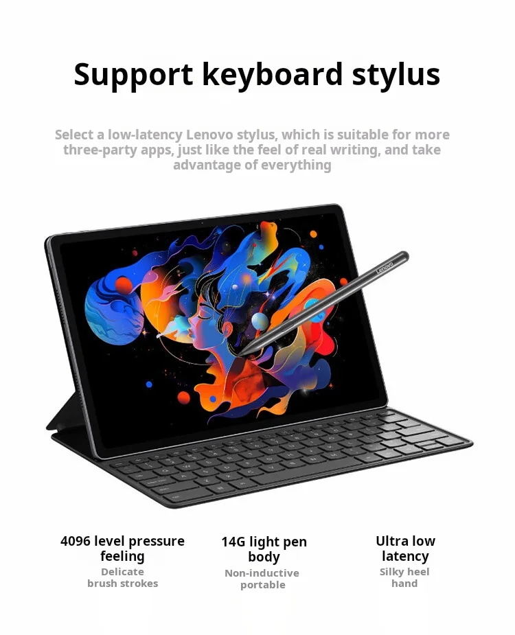 Lenovo Xiaoxin Pad 12.1 Tablet 2.5K Display 10200mAh Large Battery 4 Speakers For Study Entertainment