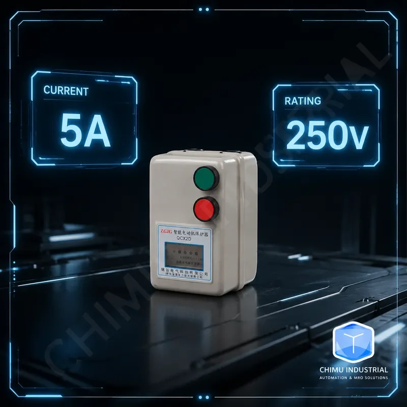 【CHIMU INDUSTRIAL】 for QCX2DF 5.5-7 Motor Protector Overload Phase Loss Protection DC