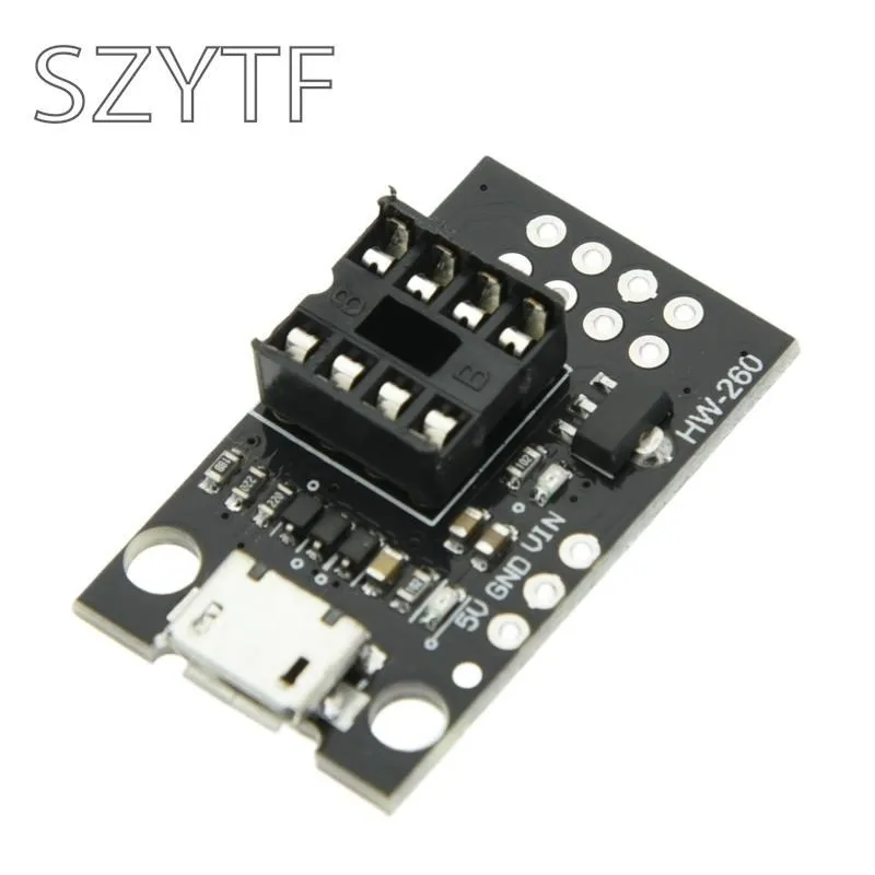 ATtiny13A/ATtiny25 /ATtiny45/ATtiny85 Pluggable Development Programming Bare Board