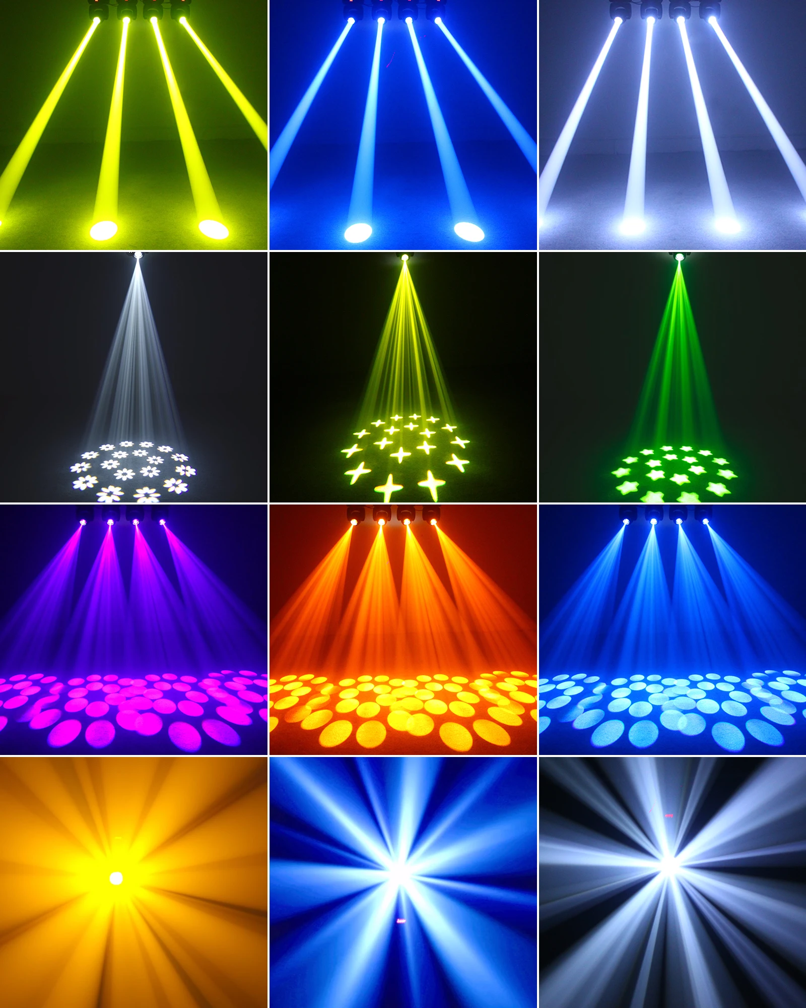 Imagem -02 - Buysumshine-moving Head Led Light Gobo Efeito Beam Dmx dj Iluminação de Palco Party Disco Light 100w