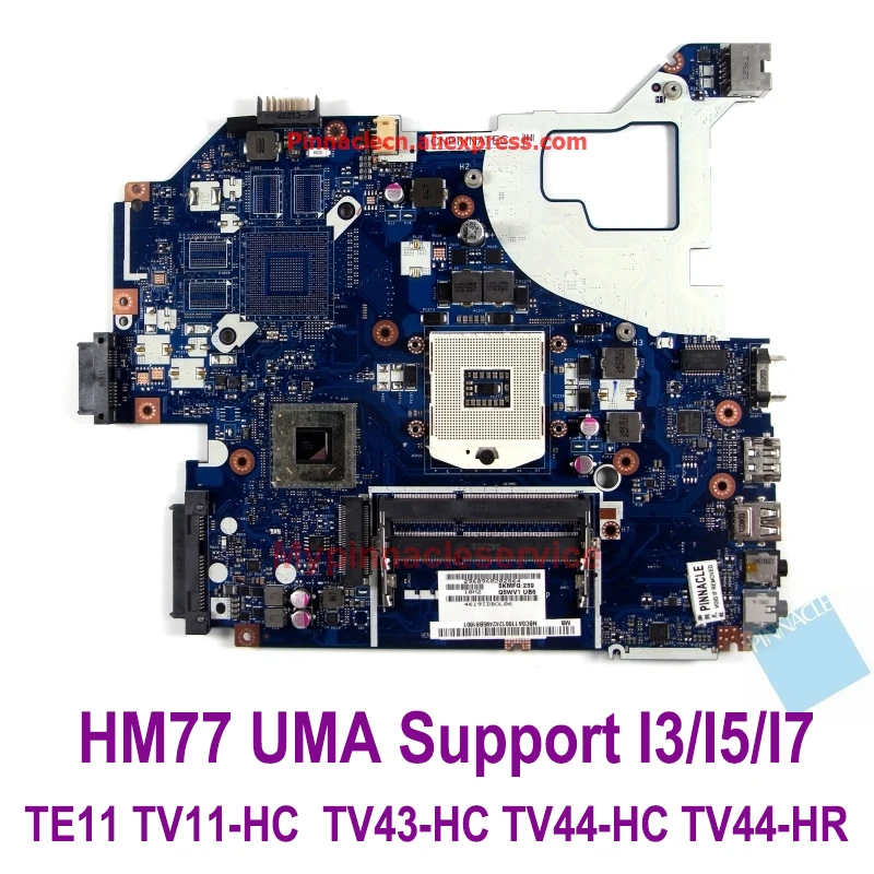 

NBC0A11001 Motherboard for Packard Bell EasyNote TE11 TV11-HC TV43-HC TV44-HC TV44-HR LA-7912P Q5WV1 UB6 100%