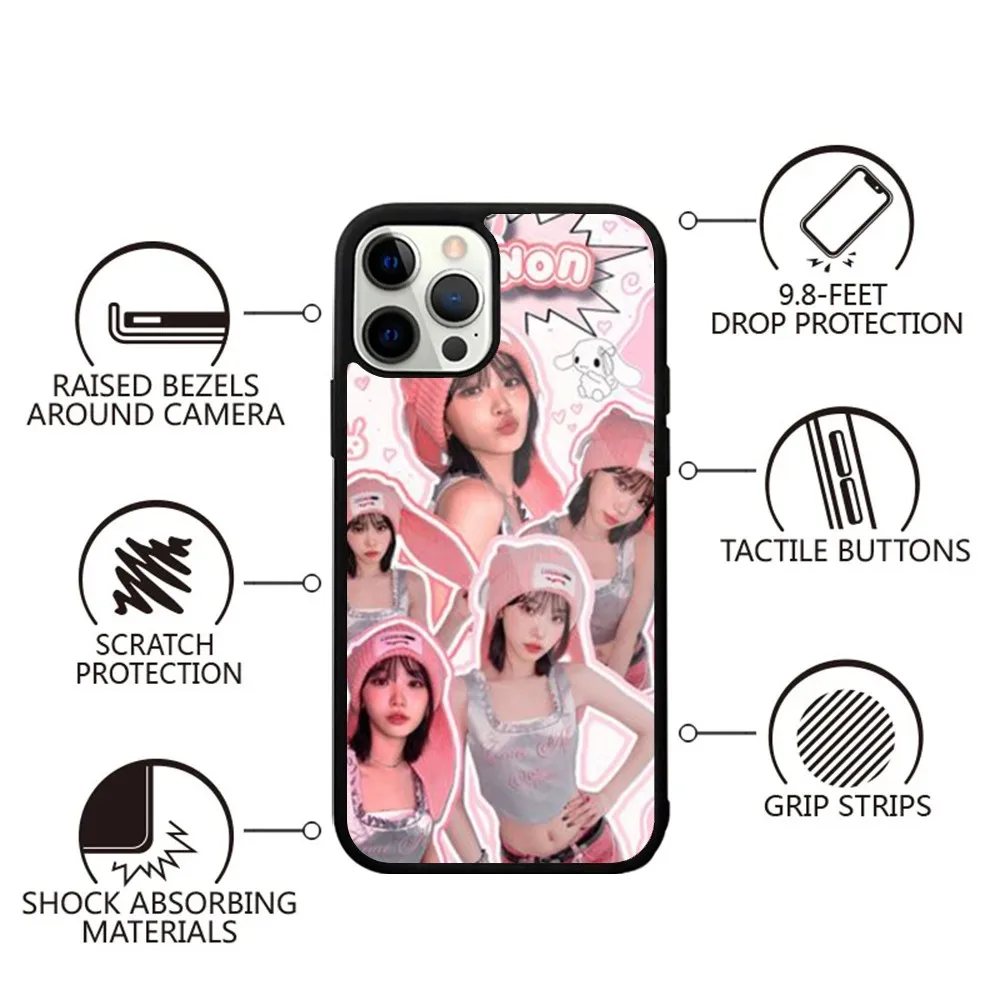 Singer K-Kim Chaewon  Phone Case Strong Magnetic For IPhone 15,14,13,Pro,Max,Plus,11,12,Mini For Magsafe Wireless Charging