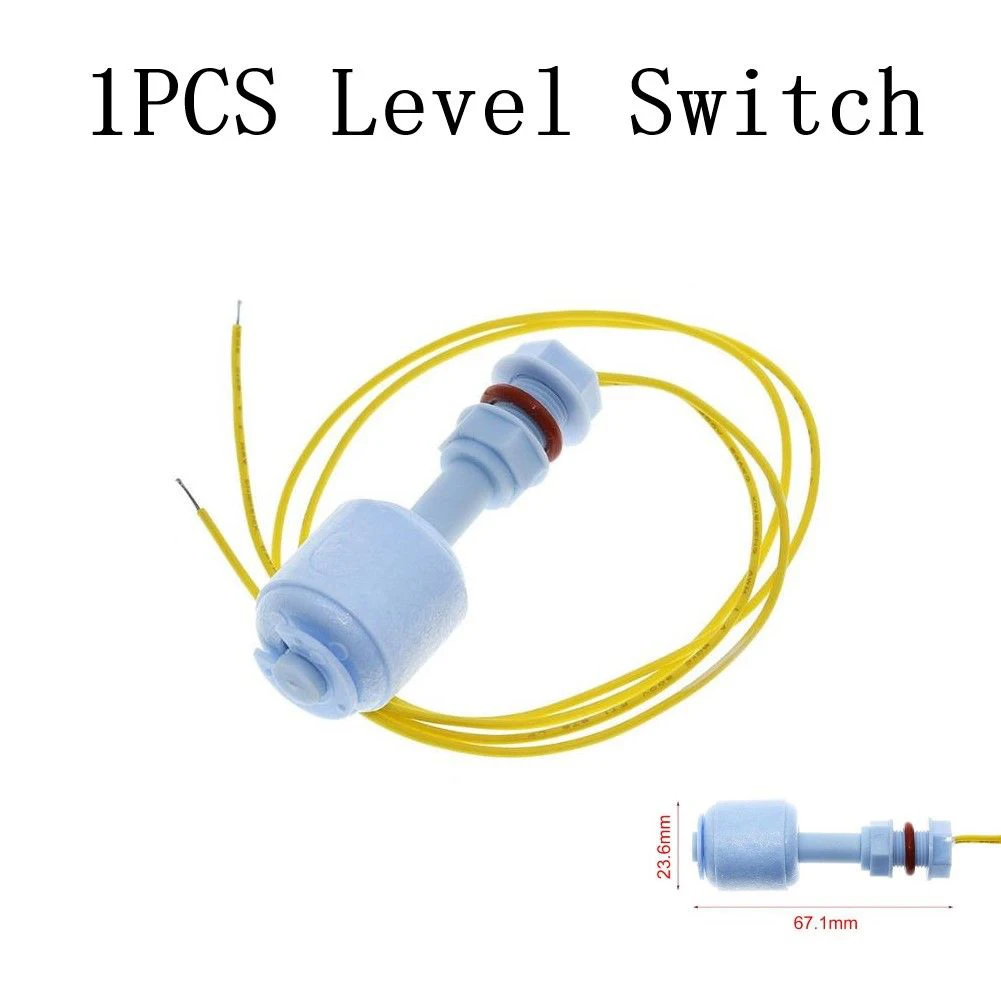 

1 Pc Water Level Switch PP Plastic Small Float Switch Liquid Level Switch Water Liquid Level Sensor Controller Activate Device