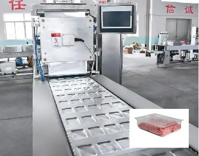 Macchina per sigillare l'azoto Termoforming Macchina per sottovuoto Sigillatrice Mesin Macchina per sigillare l'imballaggio