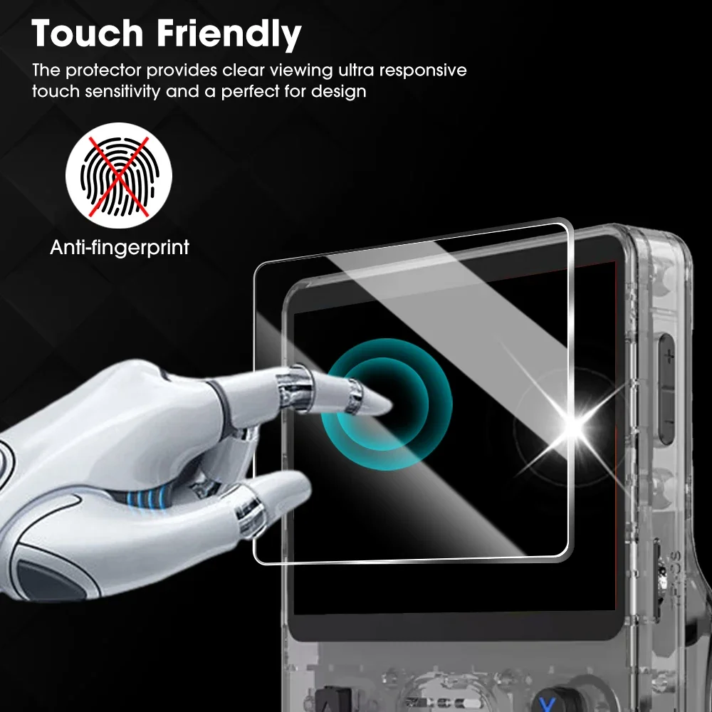 Закаленное стекло для R36S RGB20S R35S HD, водонепроницаемая защитная пленка для игровой консоли для R36Plus R36MAX R36Pro, защитная пленка для стекла