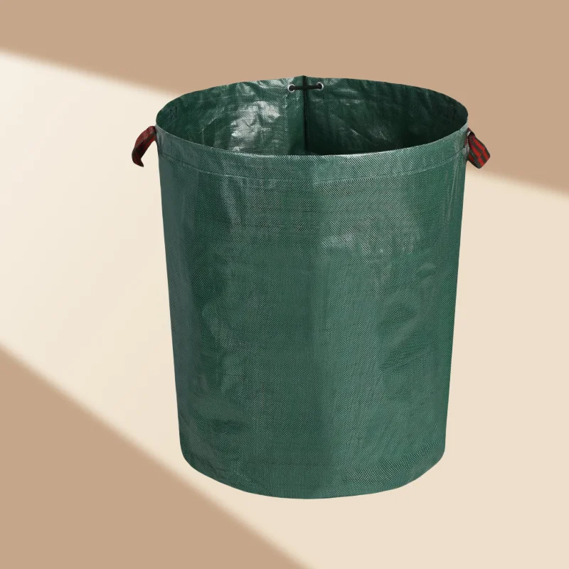 Heavy Duty pp black-green Garedn Bag for Garden leaves collection