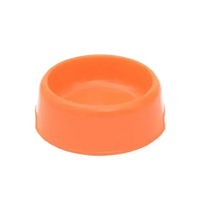 Multifunctional Candy Colored Plastic Dog Bowl Cat Bowl Feeding Water Puppy Feeder Pet Feeding Supplies Cute and Easy To Carry