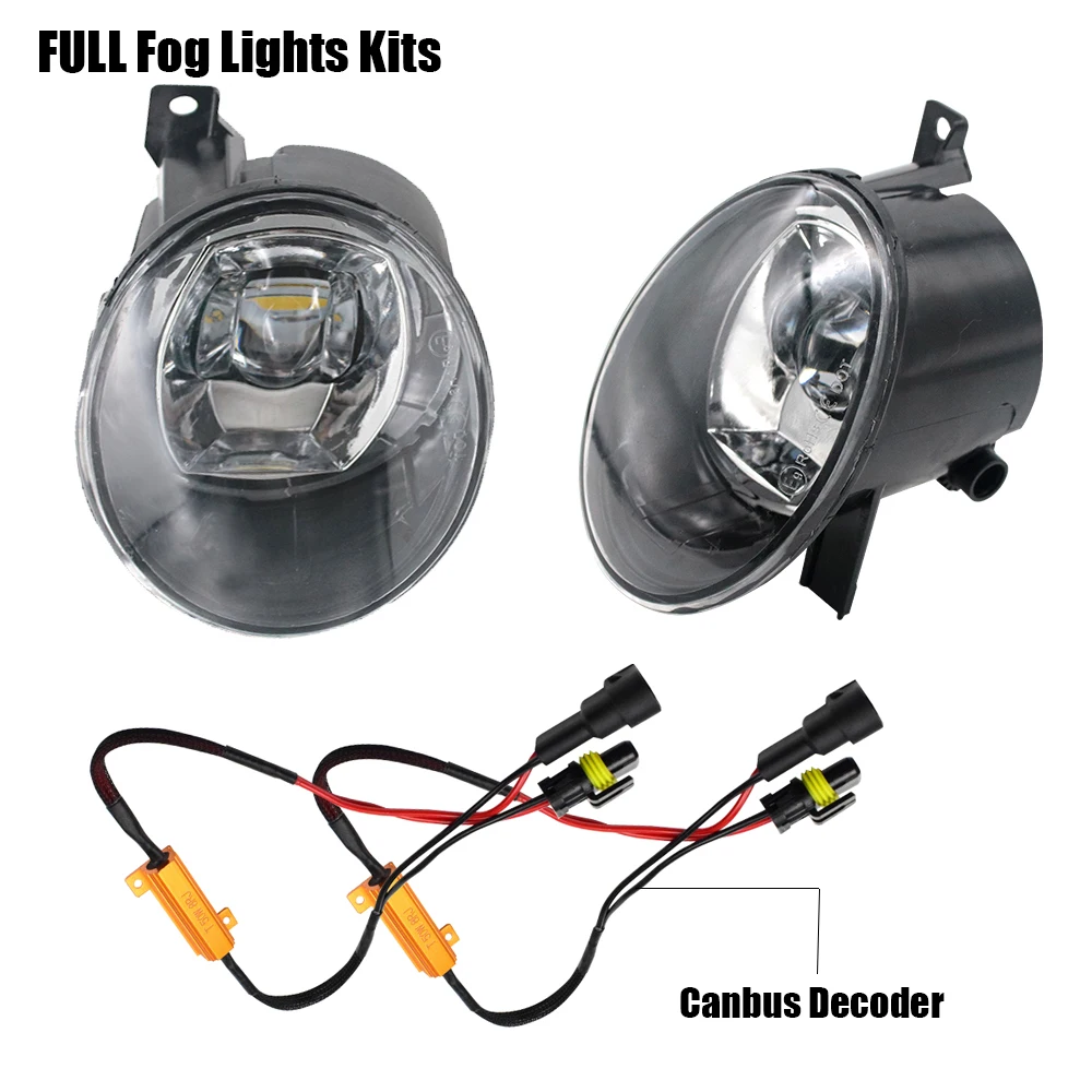ترقية Led أضواء الضباب ل Volkswagen Beetle R-Line GSR 2014-2018 2 قطعة مع عدسة DRL النهار مصباح جيد الإضاءة الأمامية
