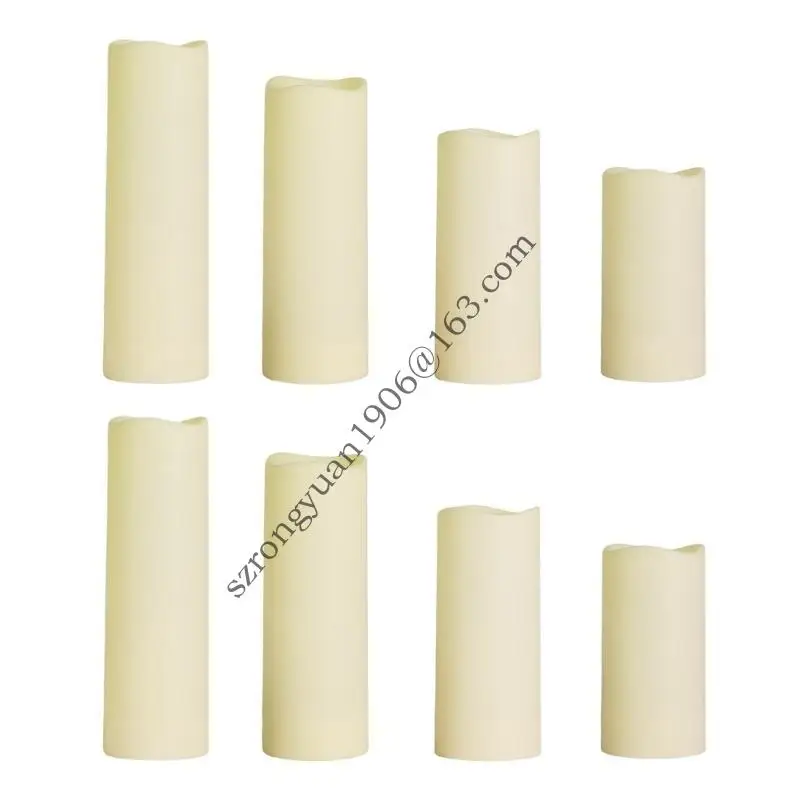 

8Pcs LED Waterproof Lights Portable Lamp Pillar LED with Remote Controls and Timers Enduring