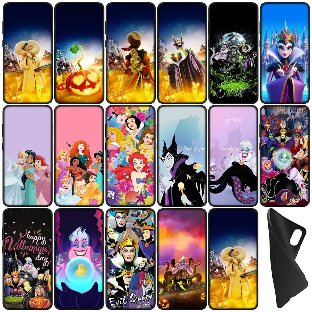 Evil Villains Ursula Princess Maleficent for Huawei Y7A Y6P Y5P Y6 Y7 Y9 Prime 2018 2019 Y8P Y9A Y8S Y9S P Smart Phone Case