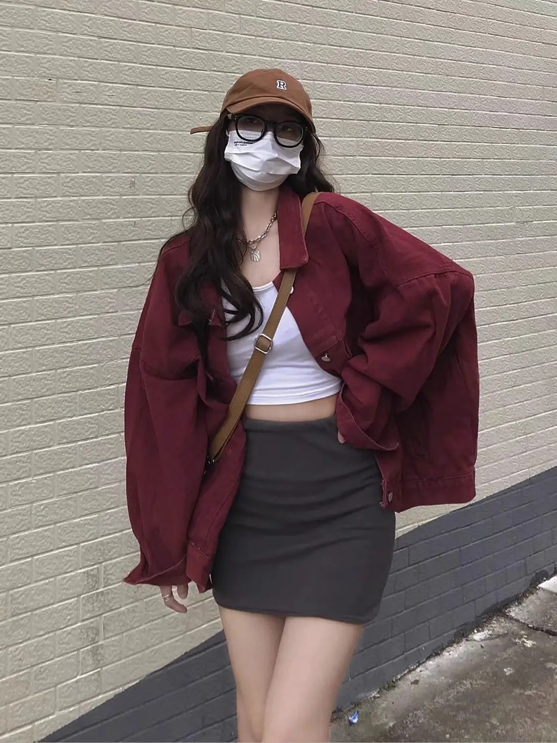 

Мужская джинсовая куртка свободного кроя в американском ретро-стиле, тонкая, дышащая, с воротником-стойкой, большие размеры, до 300 фунтов