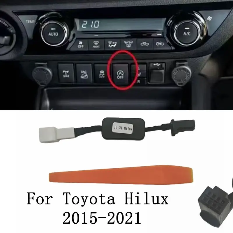 Car Automatic Stop Start Engine Eliminator Disable Off Device Cable Canceller Plug For Toyota Hilux 8G AN120 2015-2021