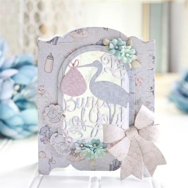 Vintage Lace Album Box Metal Cutting Dies Set for DIY Scrapbooking Paper Card Decoration Crafting Embossing Dies 2024 Hot Sale
