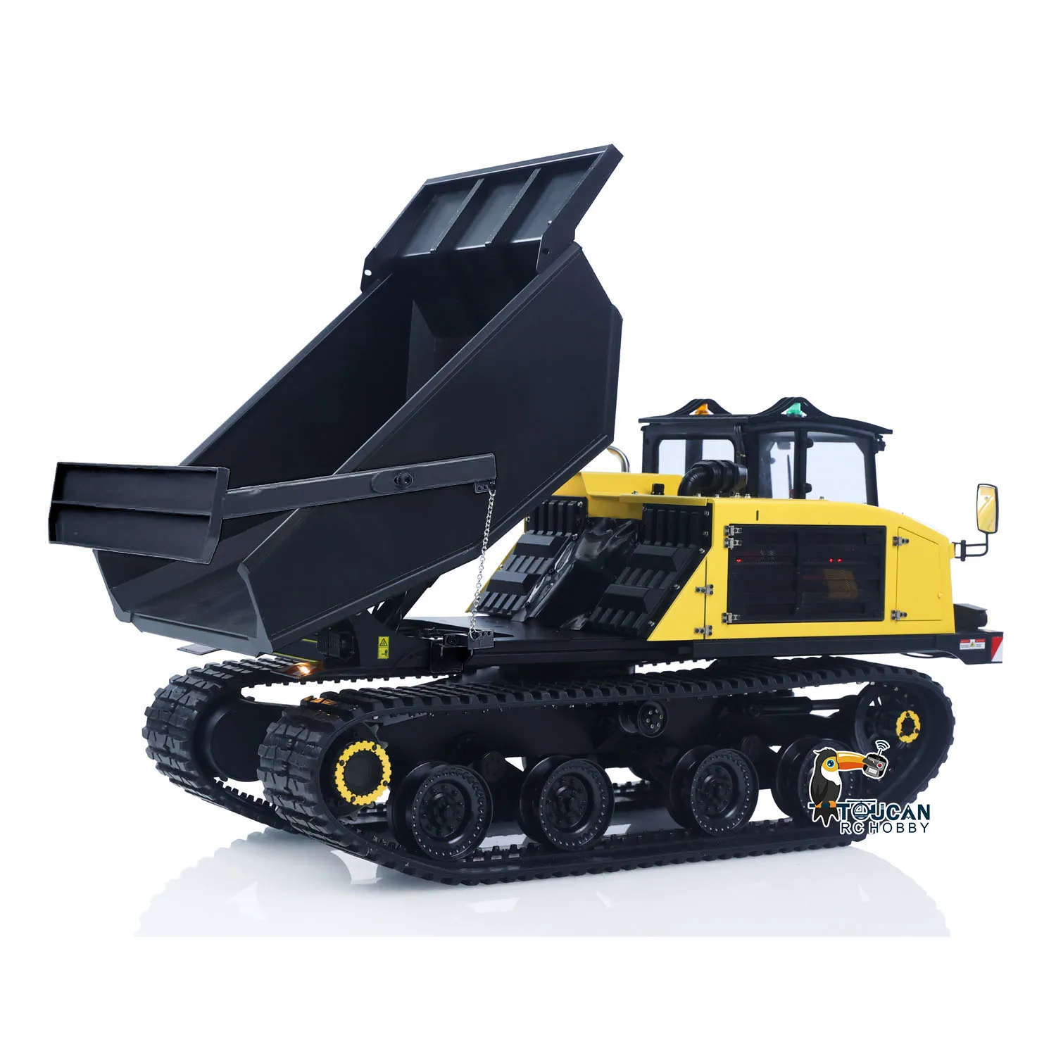 1/14 T14R Verbeterde Super Kikker Panter Afstandsbediening Hydraulische Crawler Dumper RC Metalen Rupskipper Frsky X14 Radio Auto's