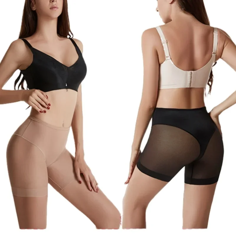 Debajo de la falda para mujer, pantalones cortos de seguridad para el muslo, ropa interior Sexy, bragas moldeadoras