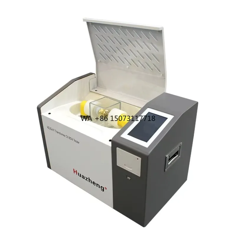 

Huazheng Electric Portable 80kV Transformer Oil BDV Tester Autometic Dielectric Strength Tester