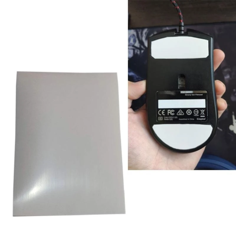 LX0B Mouse Feet Mice Skates DIY Tape Replacement Feet Pads GlideCut By Yourself 0.6mm