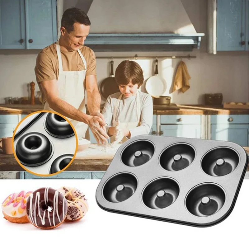 AFBC Holes Donut Cake Mold DIY Chocolate Pastry Dessert Cookie Muffin Baking Mould Handmade Utensils