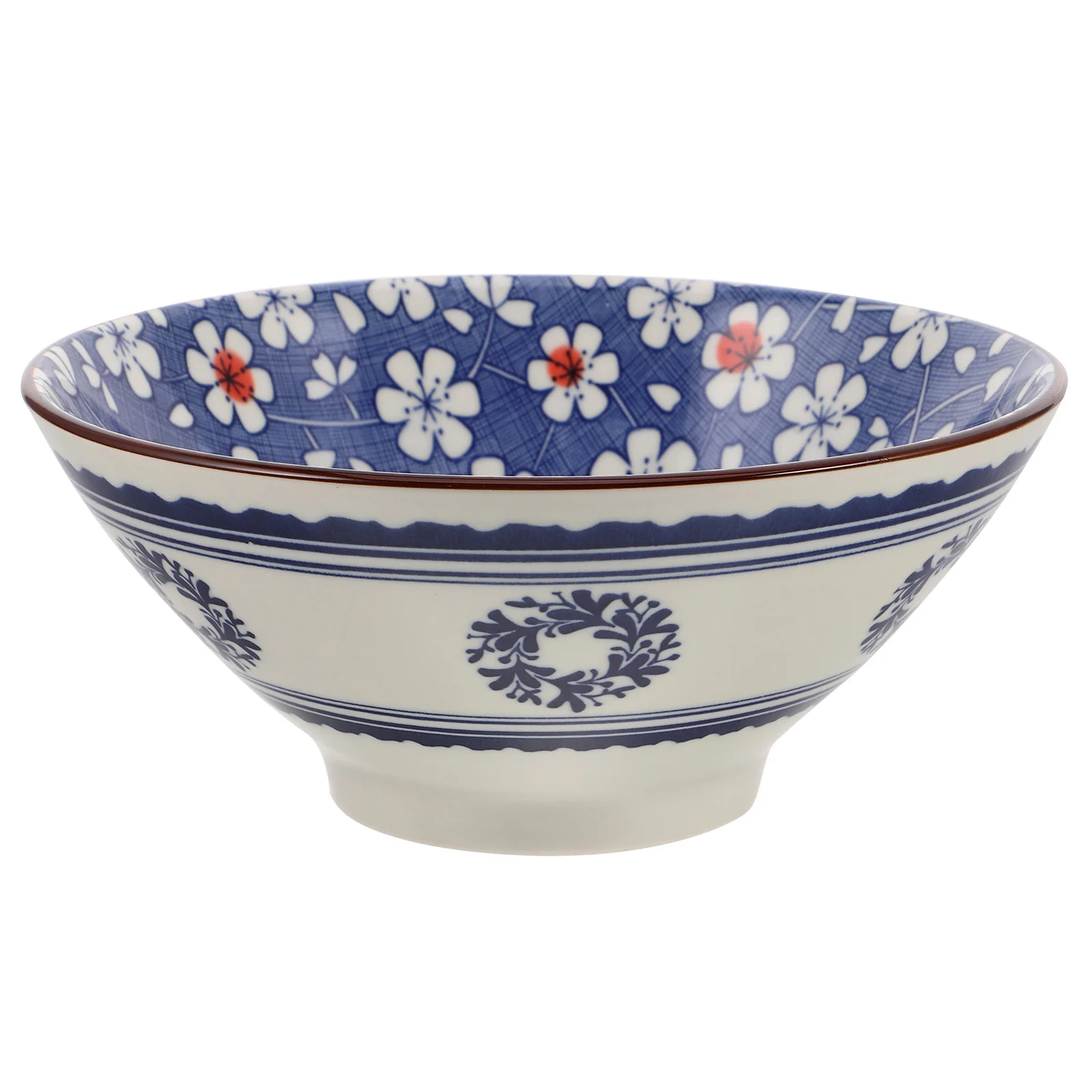 Большая керамическая чаша для рамена в японском стиле