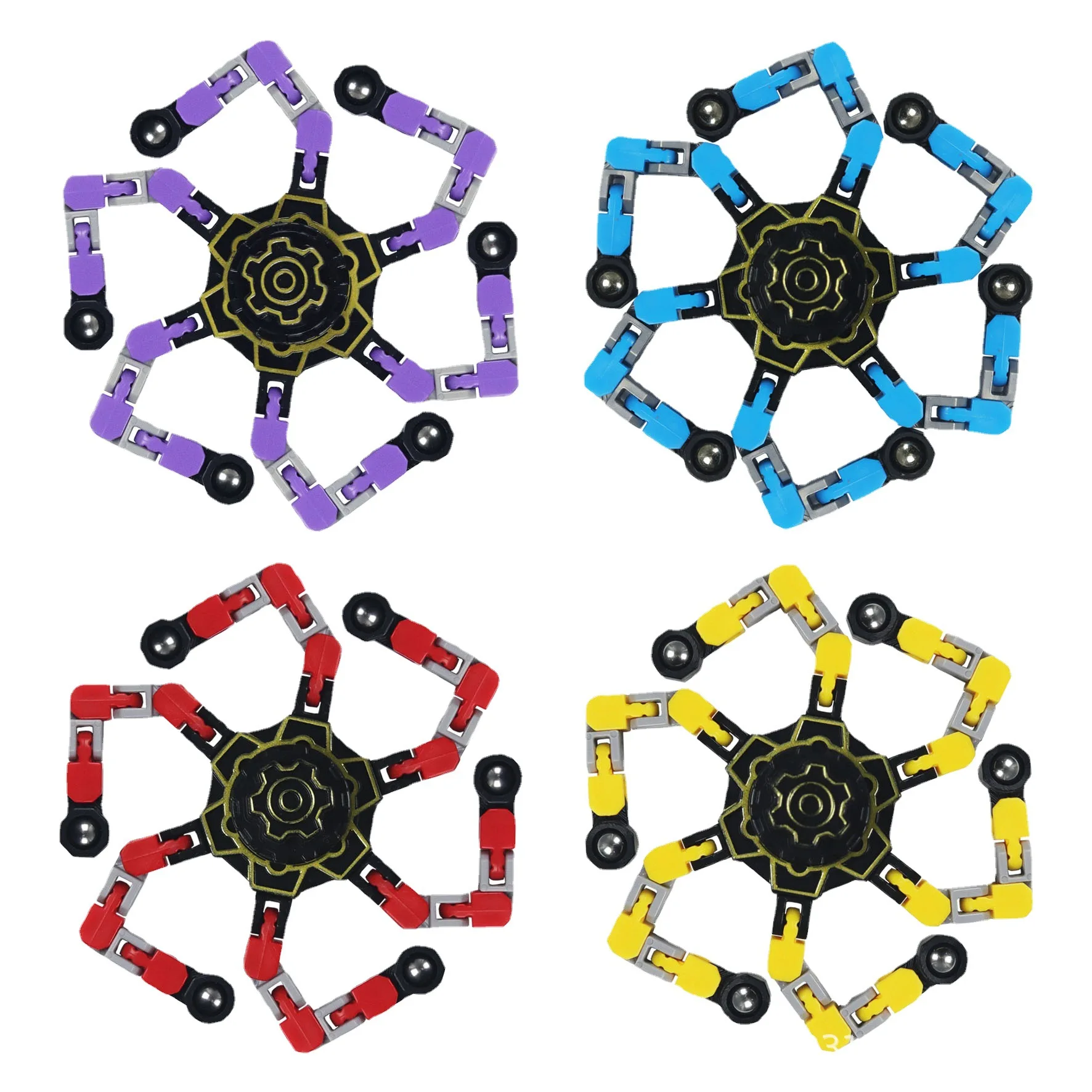 Dedo giroscópio descompressão brinquedo rotador conversível alívio da fadiga presentes fidget spinner para crianças e adultos