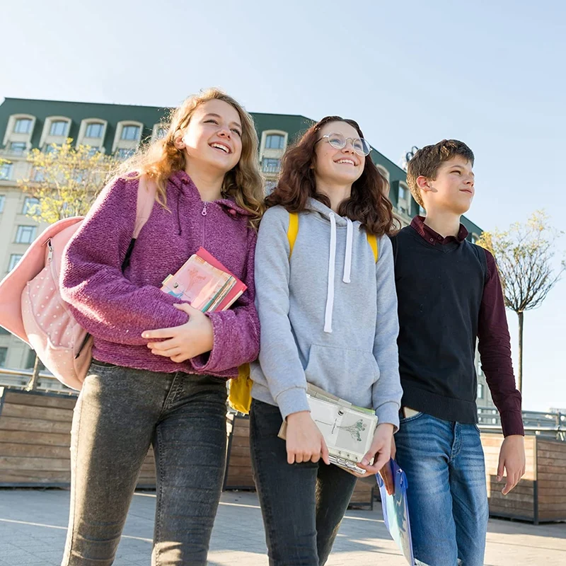 غطاء الموثق الميزانية مع قوس قزح ملون ، المغلفات النقدية ، 6 حفرة ، واضحة ، أكياس ورقة فضفاضة ، A6 ، 12 قطعة