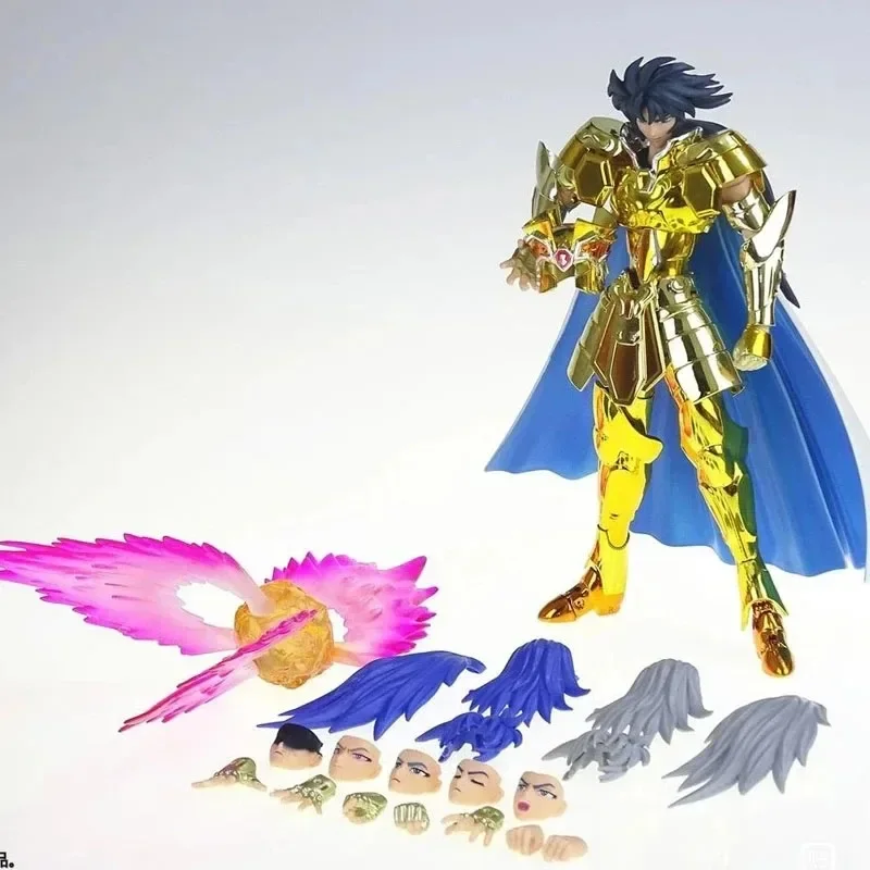 In Stock CS Model Saint Seiya Myth Cloth EX Gemini Saga With Galaxian Explosion Gold/24K/OCE Knights of the Zodiac Action Figure