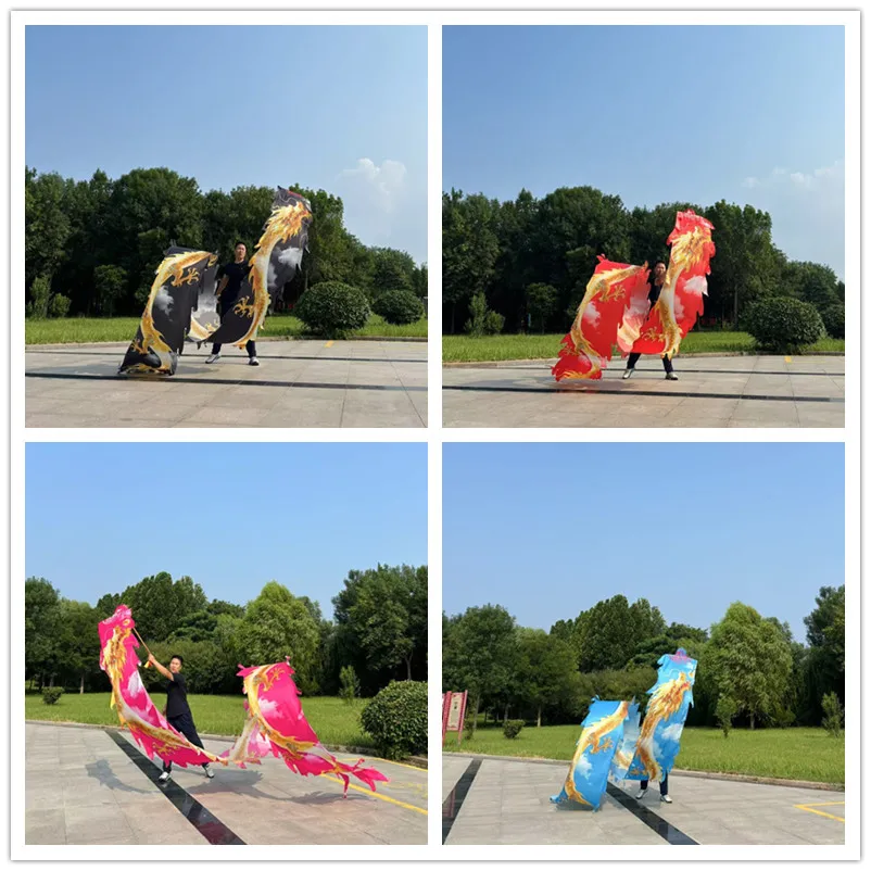 

8m Fitness Dragon Ribbon Tail Accessories Square Dance Prop Outdoor Practice (Not Include Head)