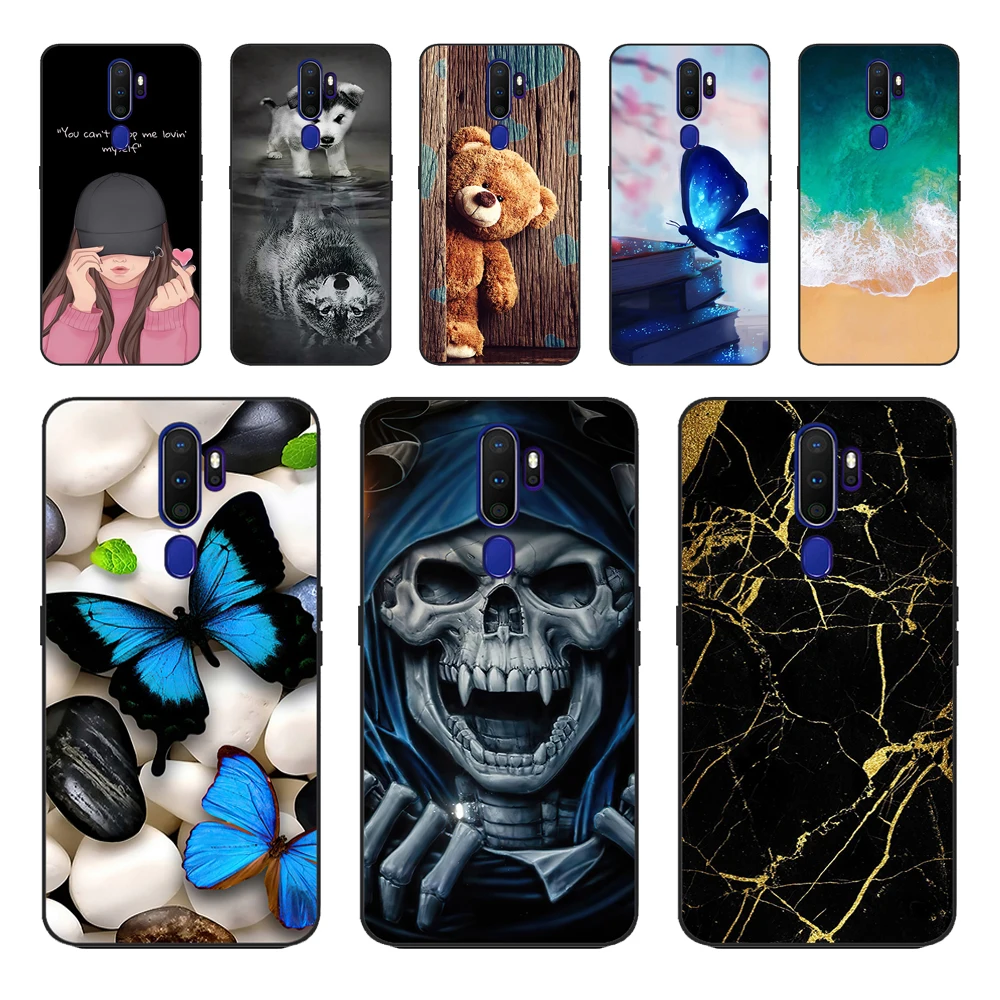 For OPPO A5 2020 Case Transparent Soft TPU Cover For OPPO A9 2020 Case 6.5'' Silicone Clear Bumper For OPPO A 5 2020 A 9 Coque