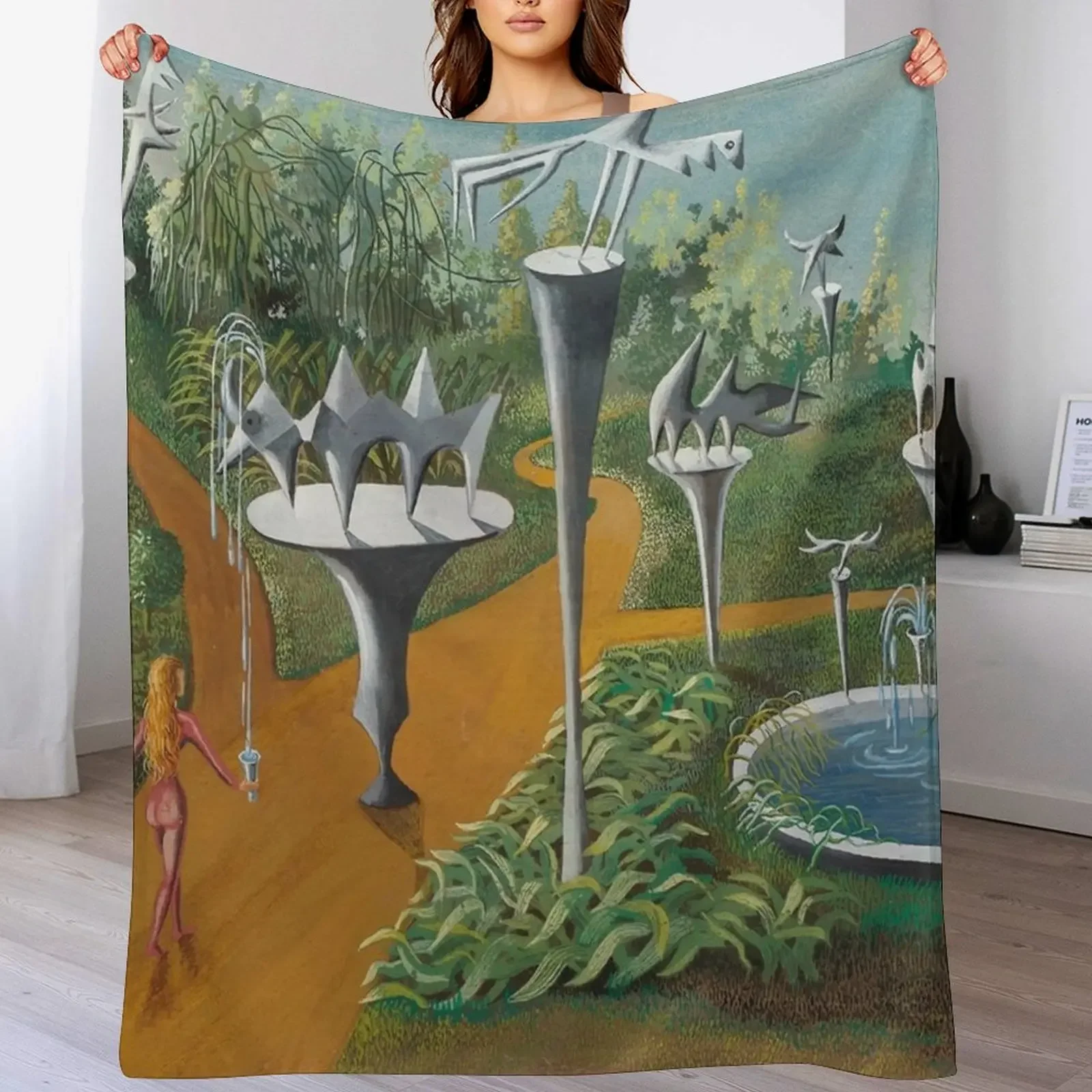 Tiforal, by Remedios Varo Throw Blanket funny gift Beach Blankets