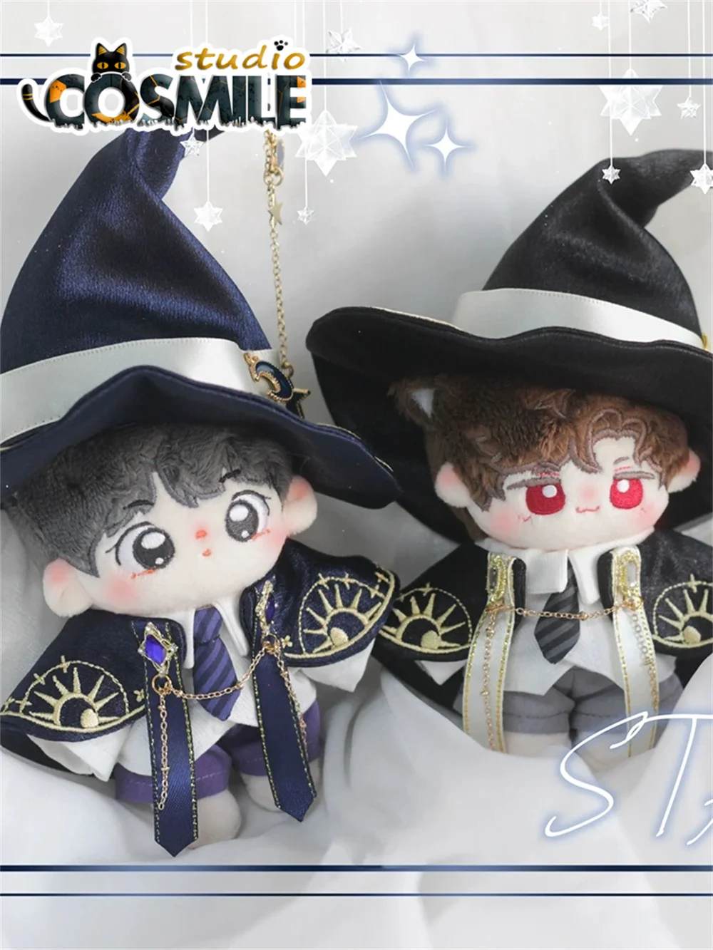 Majo Witch Magic Astrologer Seer Dress Skirt Halloween Costume Stuffed Plushie 10cm Plush Doll Clothing Toy Clothes FS Qi Yuan