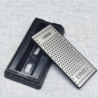Double-Sided Diamond Sharpening Stone with Non-Slip Base Honeycomb Kitchen Knife Sharpening Tool Home Use Vegetable Chopper Shar