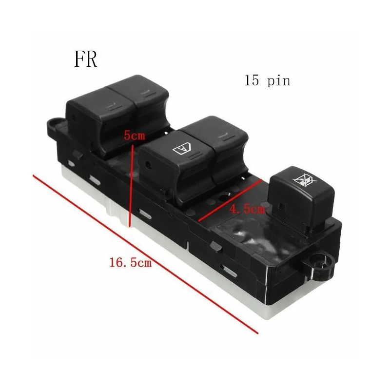 For Nissan 2010-2012 Qashqai 2006-2010 Pathfinder Glass Controller Main Switch Driver Side Power Window Regulator Button Kits