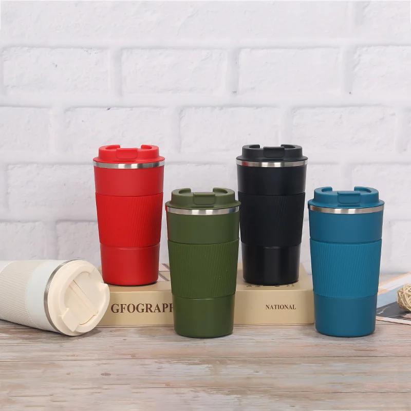 380ml/510ml Vacuum Stainless Steel Thermos High Quality Coffee Insulated Cup Travel Insulated Mug Portable Car Mug Business Cup