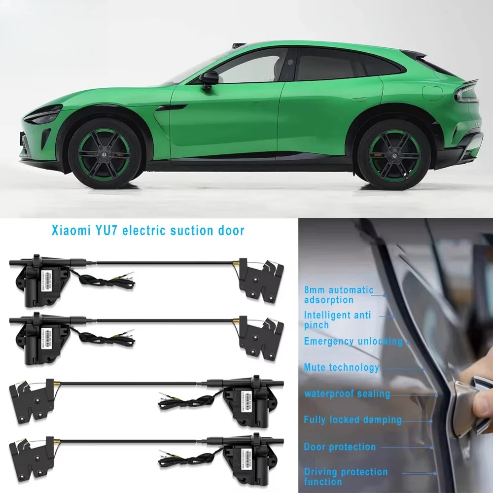 For SU7 Car Electric Suction Door System Soft Close Automatic Parts Electric Suction Lock Kit 12V IPX6 Waterproof
