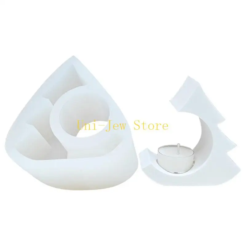 40 جيجابايت شكل منزل الشمعدان اللدائن قالب لتقوم بها بنفسك حامل شمعة الاسمنت ملموسة سيليكون قوالب الايبوكسي الراتنج قالب الحرفية #3