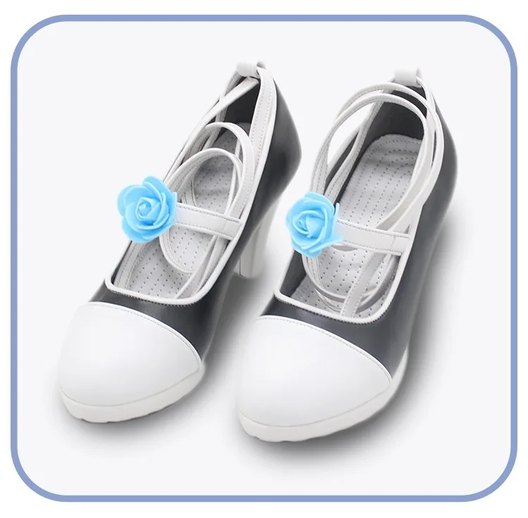 Ayanami Rei Cosplay Schuhe EVA Cosplay Requisiten PU Anime Leder Schuhe Halloween Karneval Stiefel Nach Maß