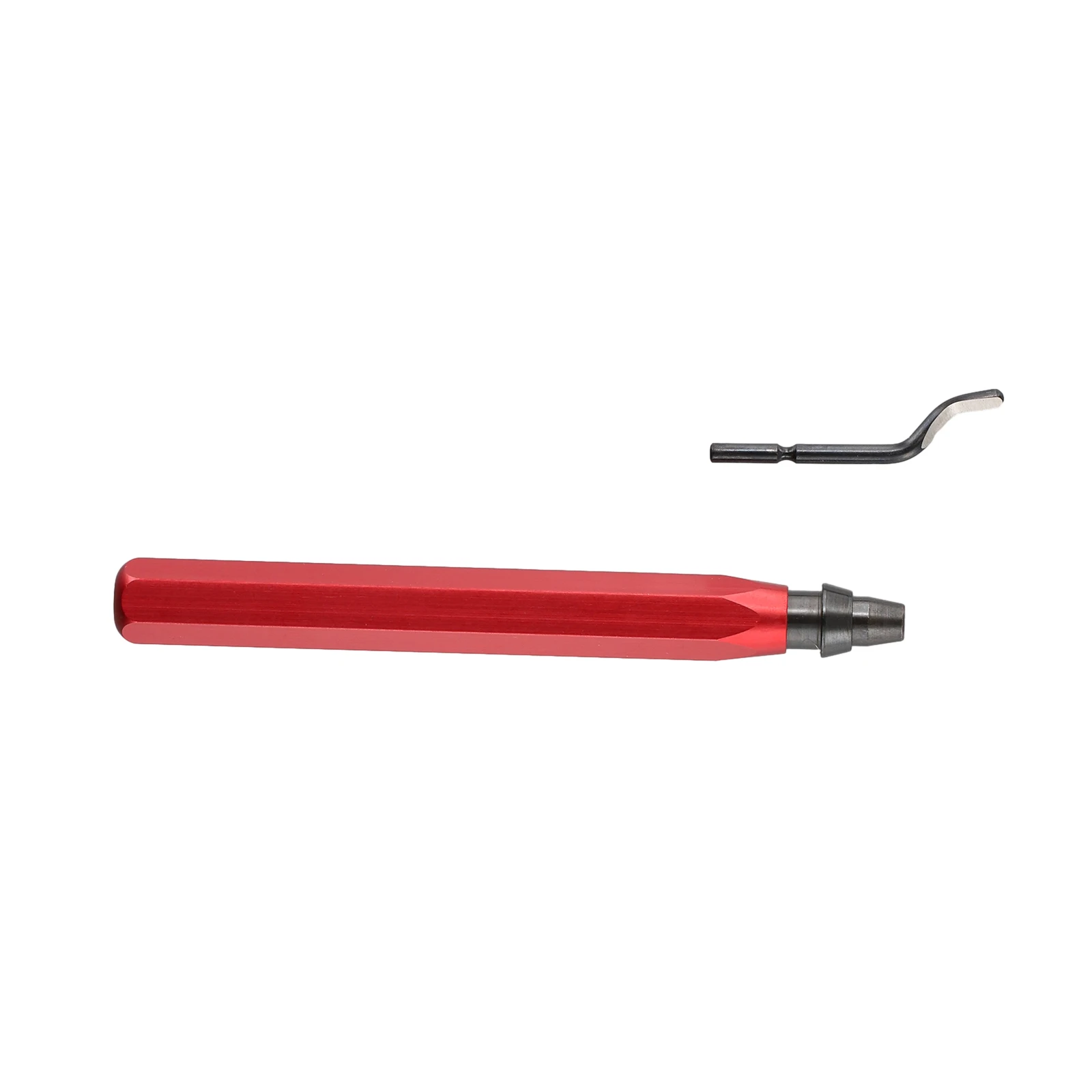 

Deburring Tool Repair Deburring Tool Hand Tools Metal Blade Parts Kits 4.4cmx1.25cm 5.55inx0.49in Aluminum Handle RB1000 Red