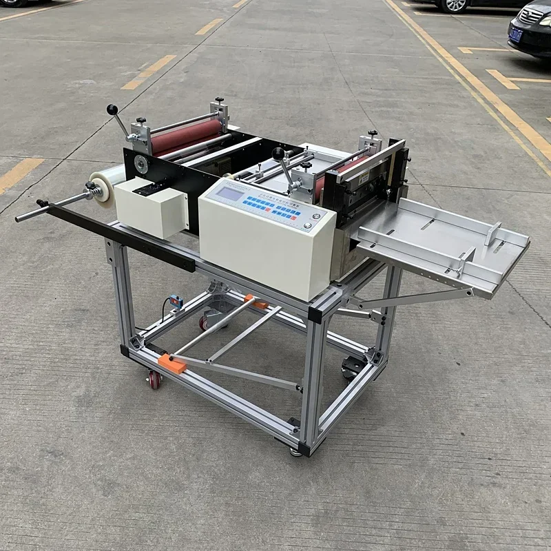 Customized PET PVC ABS Cutter Plastic Film Roll To Sheet Cutting Machine