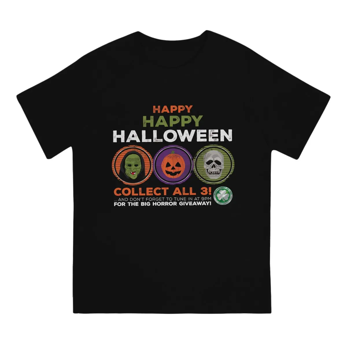Scary Horror Lover Men's TShirt Happy Happy Halloween Fashion Polyester T Shirt Graphic Sweatshirts Hipster image 2