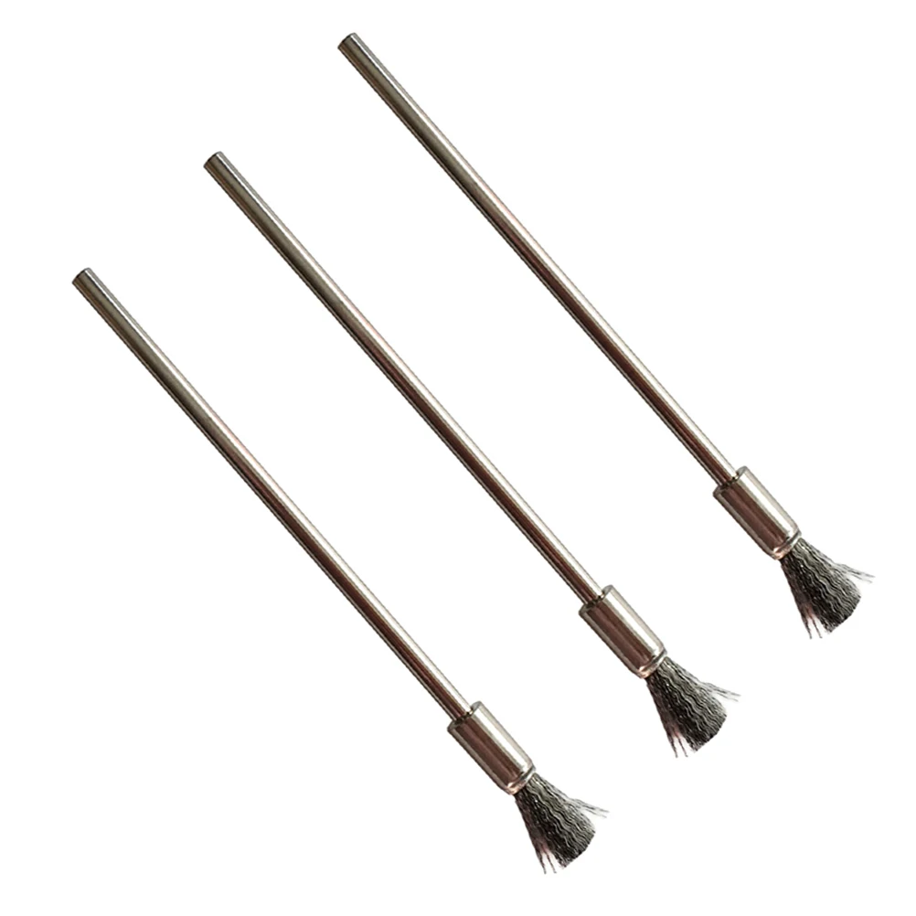 

3Pcs Electric Rotary Wire Brush Set Durable Stainless Steel Polishing Cleaning Rust Removal Wire Wheel Brushes