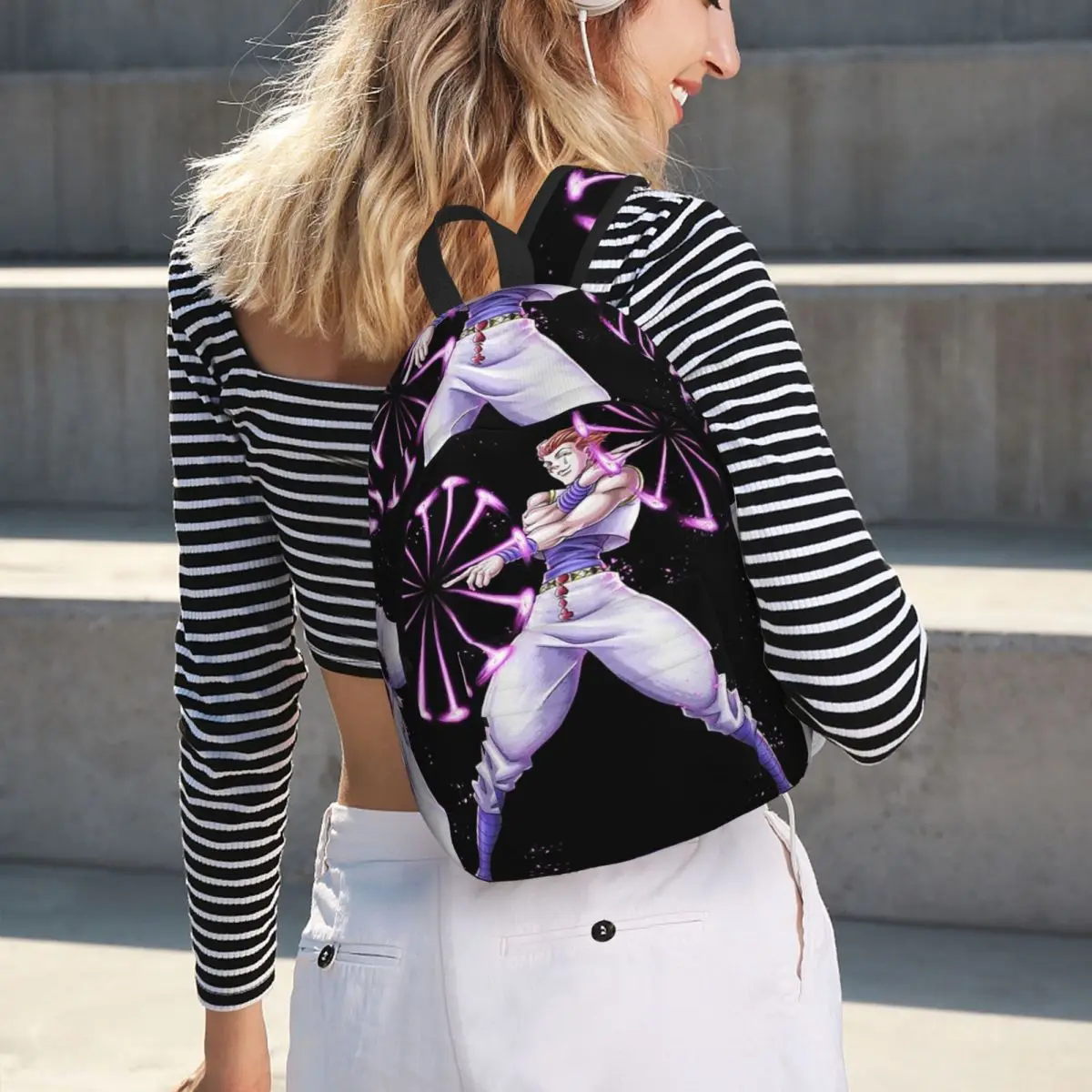 Рюкзак в стиле аниме HXH Hunter X Hunter Hisoka Morow, рюкзак большой вместимости, детская сумка для книг, школьная сумка, сумки на плечо для мужчин и женщин