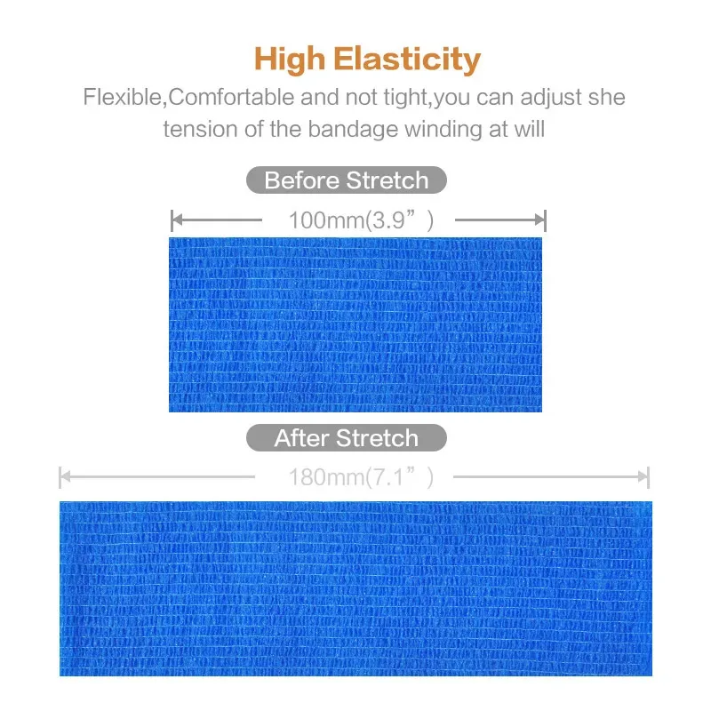 8/16/40/56pcs 8 Colors Mixed Elastic Finger Bandage Elastic Band Self-locking Bandage Kinematics Tape Boxing Tape Bandage