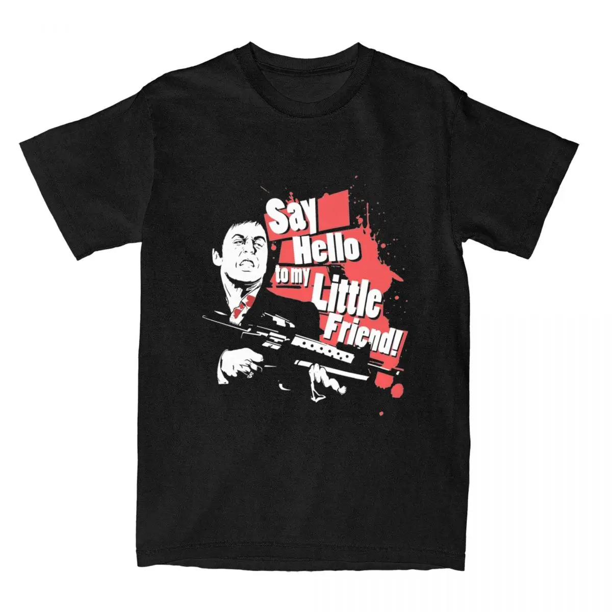 Fashion Al Pacino Tony Montana Scarface T Shirt Men Women Cotton Tee Shirt Big Size Clothing