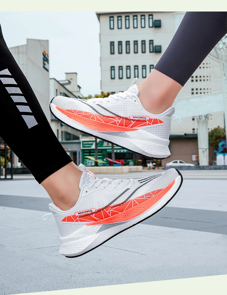 Marathon-Laufschuhe für Herren, Sport-Carbonsohle, atmungsaktiv, leicht, bequem, Damen-Sportschuhe mit Dämpfung und Stabilität – Detail 32