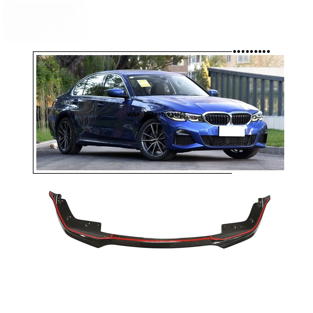 

G20 Carbon Fiber Car Front Bumper Lip Splitter for B-MW G20 330i M340i M Sport Sedan 2019-2020