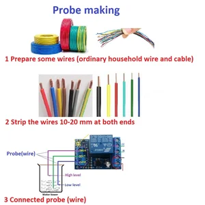 Su Seviyesi Sensörü Modülü Anahtarı Denetleyici anahtarı otomatik kontrol akış sıvı seviyesi tankı balık pompası motor su 12V DC En iyi 10 satış kontrolörü, bir su akışı-№1